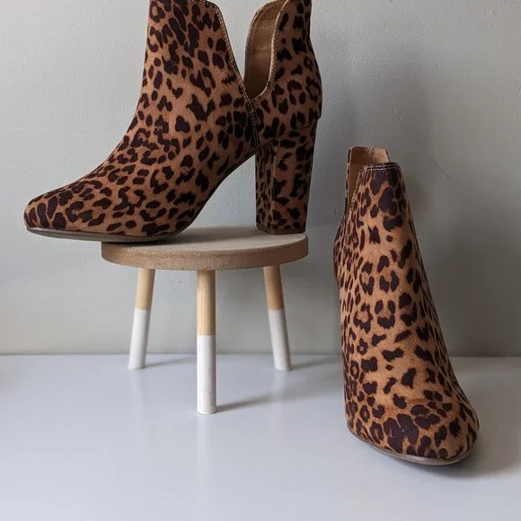 Lane Bryant Dream Cloud Cutout High Heel Bootie - Leopard - 11W - Picture 2 of 15